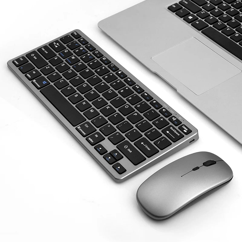 Mini Teclado e Mouse sem Fio